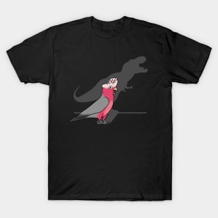 T-rex rose-brested Galah cockatoo T-Shirt